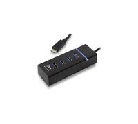 Ewent Concentrateur USB EW1137 4 ports USB 3.1 Type-C Noir