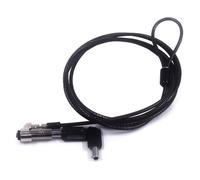 Ewent Câble antivol pour Ordinateur Portable avec clé NanoSaver, Kit de Serrure de Sécurité en en Acier au Carbone Résistant aux Coupures,câble de 1,8 m pour Tablette iPad Smartphone Mac iphone Bureau