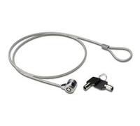 Ewent Câble antivol EW1242 pour PC portable Acier inoxydable 1,5 m Noir, 2 clés