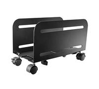 Ewent EW1291 Support pour Ordinateur de Bureau, Support PC avec Roues, Protège de la Poussière et de la Saleté - pour la Maison et Le Bureau, Base Réglable avec 4 Roues Pivotantes, Noir