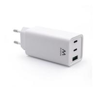 Ewent Ew1323 Chargeur d'ordinateur portable 65w Transparent Transparent One Size