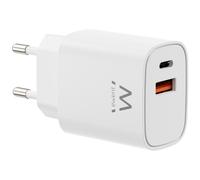 Ewent EW1326 chargeur d'appareils mobiles Universel Blanc Secteur Charge rapide Intérieure