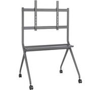 Ewent Support TV mobile EW1542 – 50–86" – roulettes, VESA 200x200–800x600, 120 kg, Noir