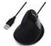 Ewent EW3157 Vertical Ergonomic - Souris verticale - ergonomique - optique - 6 boutons - filaire - USB - noir Noir G