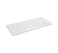 Ewent EW3168 - Clavier - sans fil - Bluetooth - AZERTY - Belge - blanc, argent