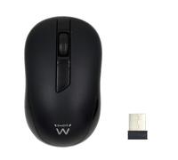 Ewent EW3223 Mouse Wireless con Sensore Ottico da 1000 dpi, Ricevitore Nano USB,