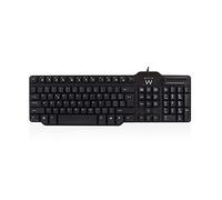 Ewent EW3251 clavier USB Anglais, Italien Noir - Claviers (Standard, Avec fil, USB, Clavier mécanique, Noir)
