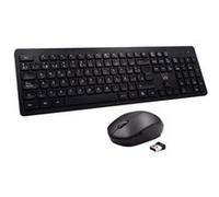 Ewent EW3256 - Ensemble clavier et souris - sans fil - 2.4 GHz - QWERTY - Espagnol - Pour la vente au détail