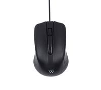 Ewent EW3300-3 Button USB Wired Optical Mouse, 1000 DPI, Ergonomic Design, Ambid