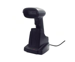 Ewent EW3440 - Lecteur de Codes-Barres Lecteur de Codes-Barres Laser Optique Universel 1D et 2D avec Smart Dock avec câble USB pour Ordinateur/Ordinateur Portable, Windows XP / 7/8 etc.