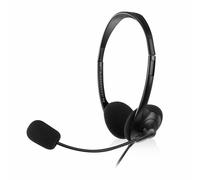Ewent EW3563 Casque & écouteurs filaires Bandeau Appels/Musique Noir