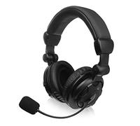 Ewent Casque de jeu stéréo on-ear EW3564 – Microphone, contrôle du volume, prise 3,5 mm – Noir