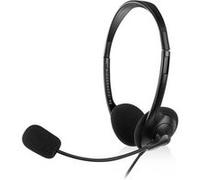 Ewent EW3567 - Micro-casque - sur-oreille - filaire Noir G