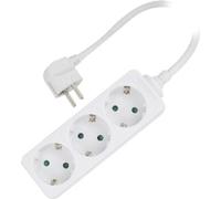 EWENT EW3958 Multiple Base 1,5 m 3 Salida AC Interior Blanco