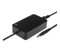 Ewent EW3985 Chargeur Universel Compact (Bloc d'alimentation) Adaptateur AC (Bloc d'alimentation) pour Ordinateur Portable (15,6 Pouces) Noir