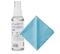 Ewent EW5668 Kit de nettoyage d'écran 100 ml avec chiffon en microfibre 20 x 20 cm pour écran LCD et LED