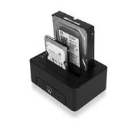 Ewent Boîtier HDD/SSD USB 3.0 EW7014 – 2,5"/3,5" SATA I/II/III, 2x8 To, USAP, câble et bloc alim inclus