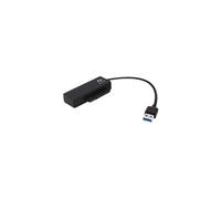 Ewent EW7018 - Contrôleur de stockage - 2,5 po./3,5 po. partagé - SATA 6Gb/s - USB 3.1 - noir
