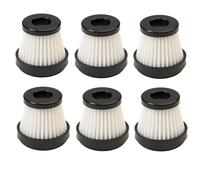 Ewent Filtres HEPA Lavables de Remplacement pour EW5682, Lot de 6, Filtres Réutilisables pour Aspirateur Électrique 4-en-1, Accessoires pour Dépoussiéreur Électronique, Maison, Voiture, Bureau