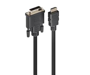 Ewent HDMI to DVI-D Adapter Cable - Connexion de qualité Entre Les appareils HDMI et Les écrans DVI-D, Full HD 1080p @60Hz - Longueur: 3 mètres