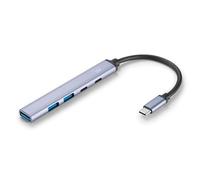 Ewent Hub 3.0, 5-in-1 Multi-Port Dock, 5-Port Adapter 1x PD100W, 1x USB-C, 3X USB-A,Docking Station Compatible avec Laptop, Desktop PC, MacBook Pro/Air, iPad, iPhone, Samsung