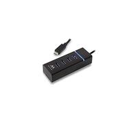 Ewent Concentrateur USB EW1137 4 ports USB 3.1 Type-C Noir