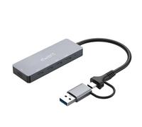 Ewent Hub USB-C 3.2 Gen2 4 en 1 10 Gbps, adaptateur multiport avec 4 ports USB-C, Imput Alimentation USB-C 5 V, compatible pour ordinateur portable Tablette MacBook et Smartphone, Windows, Mac et