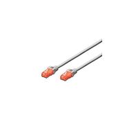 ewent IM1010 - Cordon Patch Réseau Cat 6 U/UTP, AWG 24/7, 2 Connecteurs RJ45 Blanc