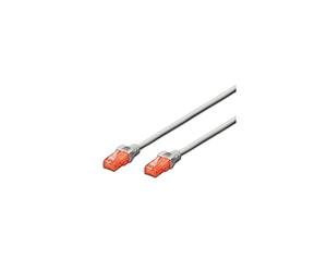 ewent IM1010 - Cordon Patch Réseau Cat 6 U/UTP, AWG 24/7, 2 Connecteurs RJ45 Blanc