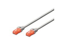 Ewent Câble patch Ethernet Cat 6 U/UTP – jusqu'à 1 Gbit/s, AWG 26/7, 2 RJ45, 3 m Gris