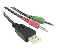 Ewent PL3321 - Gaming - micro-casque - circum-aural - filaire - USB, jack 3,5mm G