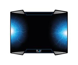 Ewent PL3340 tapis de souris Tapis de souris de jeu Noir, Bleu, Argent