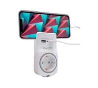 Ewent Prise Murale avec 2 Ports USB EW1225 16A 3680 W