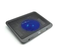 Support pour ordinateur portable - EWENT - EW1250 - 1 ventilateur silencieux - 16'' max - Noir