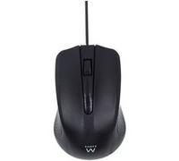 Ewent - Souris - ergonomique - droitiers et gauchers - optique - 3 boutons - filaire - USB G