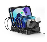 Ewent Station de charge universelle EW1335 6 ports (4xUSB-C 65W+2xUSB-A) 130W Noir PD3.0/QC3.0