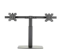 Ewent Support avec Ressort à gaz Ecran avec Bras pour Moniteur Double pour écrans LCD LED 13-32", Bras à Ressort à gaz pivotant à 360°, Norme VESA 75-100 mm, Poids Max. 6,5 kg
