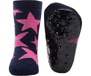 EWERS 1 paire de chaussettes antidérapantes avec étoile, chaussettes pour enfants pour garçons et filles, taille 27-28