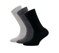 EWERS Chaussettes anthracite / gris chiné / noir, Taille 31-34