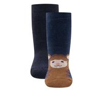 EWERS Chaussettes beige / bleu nuit / marron / noir, Taille 27-28