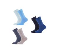EWERS Chaussettes beige chiné / bleu marine / bleu roi / bleu ciel / bleu clair, Taille 39-42