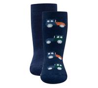 EWERS Chaussettes bleu marine / vert / orange / blanc, Taille 27-28