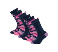 EWERS Chaussettes bleu / violet / rose, Taille 31-34