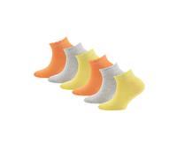 EWERS Chaussettes citron vert / gris / orange, Taille 39-42