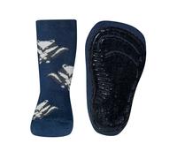 EWERS Chaussettes 'Dachs' bleu foncé / blanc cassé, Taille 29-30