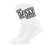 EWERS Chaussettes 'DAD' noir / blanc, Taille 43-45