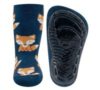 EWERS chaussettes de sécurité, 1 paire de chaussettes antidérapantes pour enfants garçons et filles, motif renard, taille 21-22