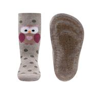 EWERS Chaussettes 'Eule' beige foncé / rouille / noir / blanc cassé, Taille 25-26