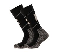 EWERS Chaussettes gris chiné / noir, Taille 39-42