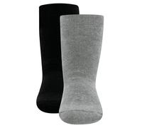 EWERS pack de 2 chaussettes de sécurité unies, chaussettes antidérapantes avec semelle en caoutchouc, MADE IN GERMANY, 2 paires de chaussettes antidérapantes pour enfants, taille 23-24